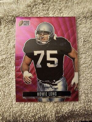 2023 HOWIE LONG Raiders Pro Set Leaf Metal Sr 3 4 RETRO Card Rb 38