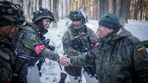 Litauen Boris Pistorius Besucht Bundeswehr Kampfbrigade DER SPIEGEL