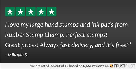 » Wood Hand Stamps Custom Made Rubber Stamp Champ