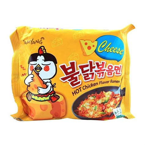 Samyang Cheese Hot Chicken Flavor Ramen Noodles