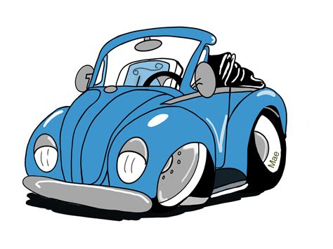 Pin By Linda May On Vw Vw Art Car Cartoon Cartoon Artwork