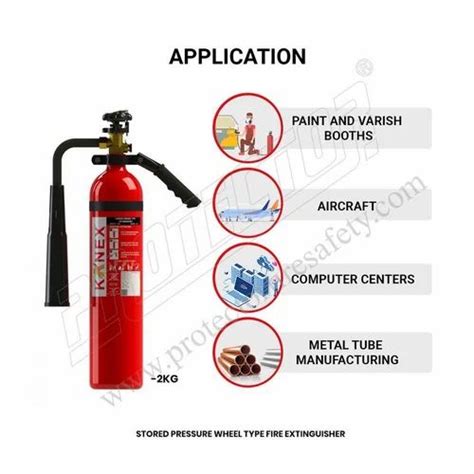 Class C Kanex 2 Kg Co2 Fire Extinguisher At Rs 3950 In Ahmedabad Id