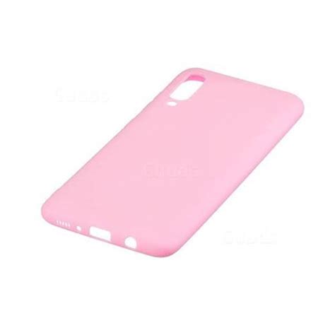 Candy Soft Silicone Protective Phone Case For Samsung Galaxy A70 Dark Pink Galaxy A70 Cases