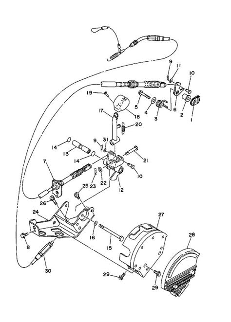 Yamaha Kodiak Rear Brake Diagram