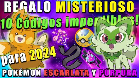 10 CÓDIGOS DE REGALO MISTERIOSO IMPERDIBLES PARA 2024 Sprigatito de