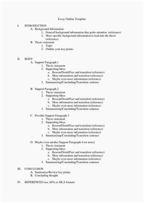 Example Of Apa Research Paper Outline How To Write An Outline In Apa Format