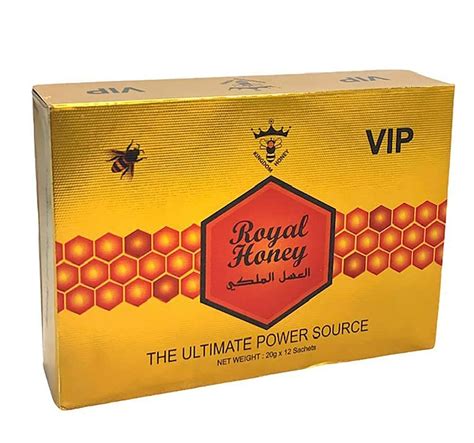 Vip Royal Honey For Him Gold 12 Sachets 20 G Vip The Ultimate