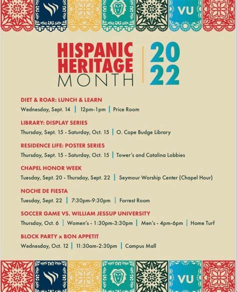 Hispanic Heritage Month The Vanguard Voice