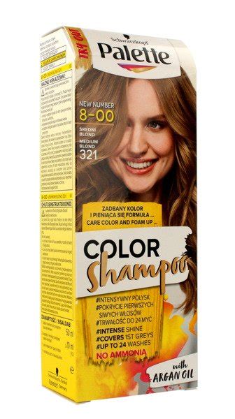 Palette Color Shampoo Szampon koloryzujący nr 321 Średni Blond 1op