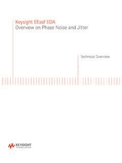 Overview On Phase Noise And Jitter Keysight Overview On Phase Noise