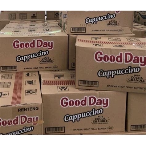 Jual Good Day Cappuccino 1 Dus Isi 120 Sachet 12 Renteng X 10 Sachet