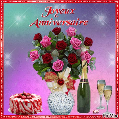 Joyeux Anniversaire  Animé Gratuit Picmix