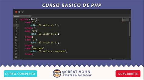 Curso Básico De Php 14 Switch Youtube