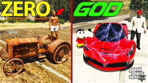 Franklin Upgrading Zero To God Super Car By Magic Portal In Gta