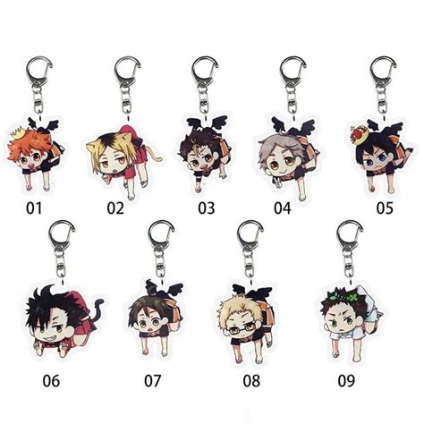 Haikyuu Haikyu Acrylic Keychain Anime Tobio Kageyama Kenma Kozume