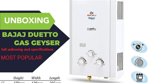 Bajaj Duetto Gas Geyser Heater L