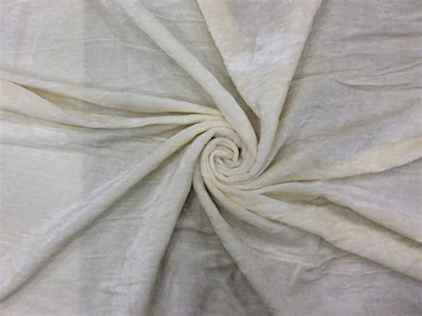 White Plain Dyeable Viscose Velvet Fabric At Rs Karam Pura