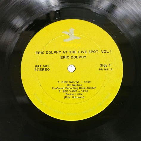 Yahoo オークション 米 ERIC DOLPHY AT THE FIVE SPOT VOL 1 PRESTIG