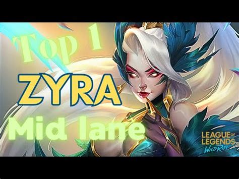 Wild Rift Top Zyra Season Ex Rank Challenger Axe Wild Rift