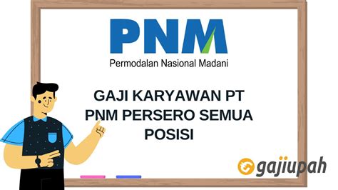 Berapa Gaji Karyawan Pt Pnm Persero Semua Posisi