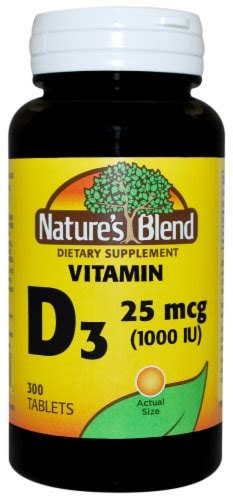 Nature S Blend Vitamin D Mcg Count Ct Kroger