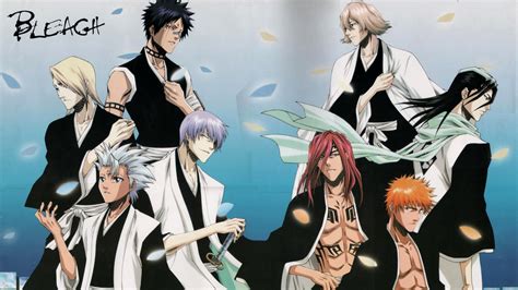 Hd Anime Bleach Captains Wallpapers Wallpaper Cave