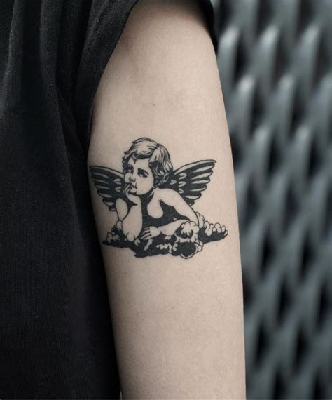 Small angel tattoo – Artofit