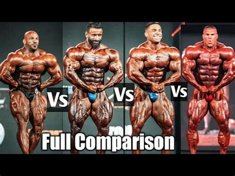 Hadi Choopan Vs Derek Lunsford Vs Nick Walker Vs Big Ramy Comparison