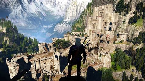 The Witcher 3 The Most Beautiful Views Of Kaer Morhen Relaxing