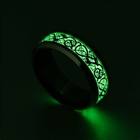 Jual Cincin Glow In The Dark Pria Wanita Cincin Menyala Dalam Gelap