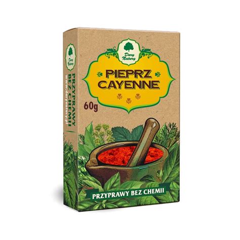 Pieprz Cayenne Przyprawa 60 G Bez Chemii Dary Natury Sklep