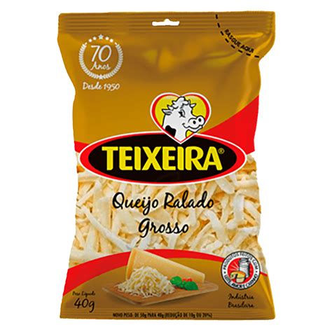 Queijo Parmesão Ralado Grosso Teixeira 40g Sonda Supermercado Delivery