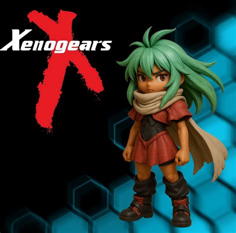 emeralda kasim xenogears figura  em estilo chibiarquivo stl