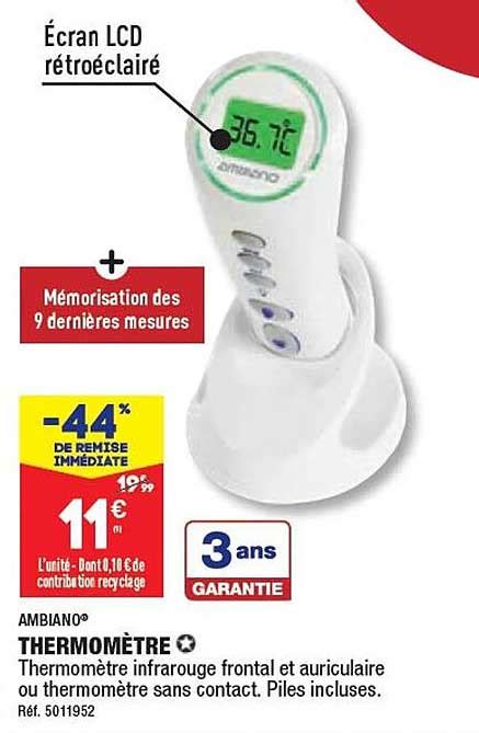 Promo Thermom Tre Ambiano Chez Aldi Icatalogue Fr