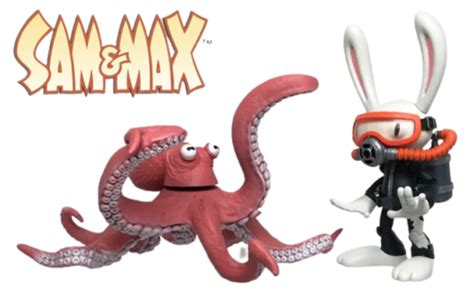 Sam And Max Scuba Max With Ratzo Hacks Action Figure 2 Pack Oe