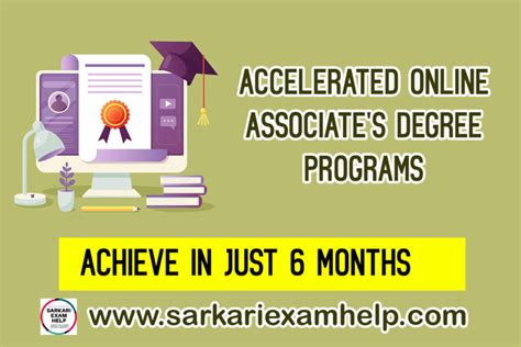 Accelerated Online Associate's Degree Programs 2024: Achieve in Just 6 Months - Sarkari Exam Help