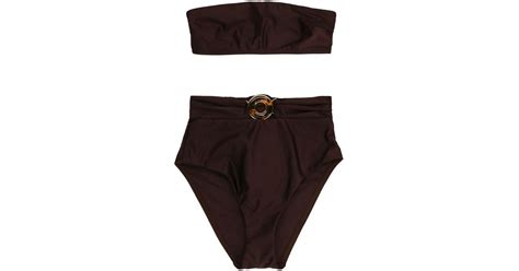 Zimmermann Bikini Tiggy Circle Link In Black Lyst