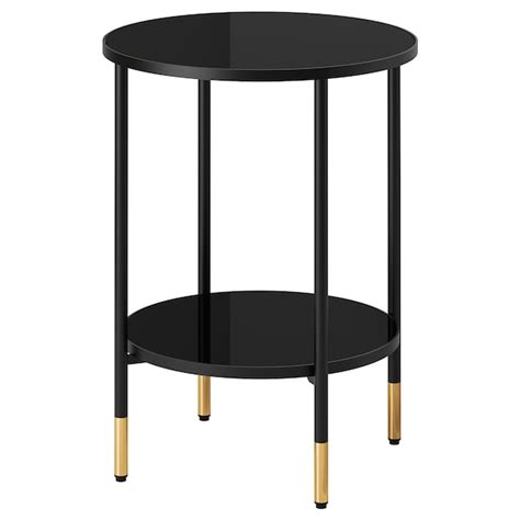 ÄsperÖd Mesa De Apoio Pretovidro Preto 45 Cm Ikea