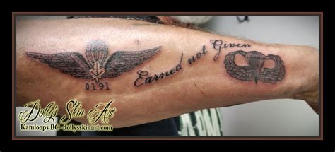 Army Airborne Wings Tattoo