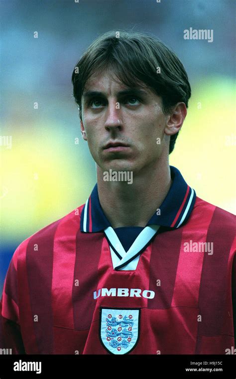 Gary Neville England Manchester United Fc June Stock Photo