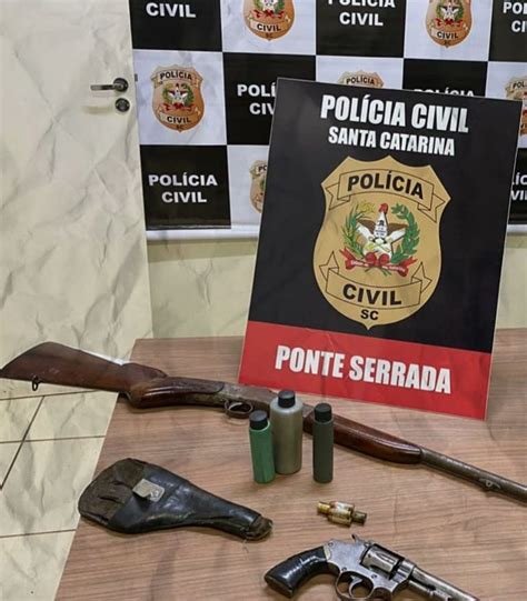 Pol Cia Civil Prende Homem Em Flagrante Por Posse Irregular De Arma De