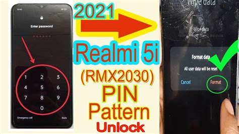 Realme I Pin Pattern Password Face Unlock Without Pc Work