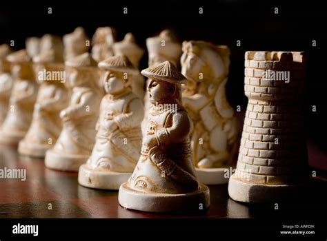 Chinese Chess Board Stock Photo Alamy