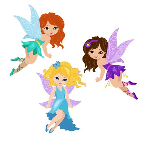 Fairies Illustration Stock Vectors Royalty Free Fairies Illustration