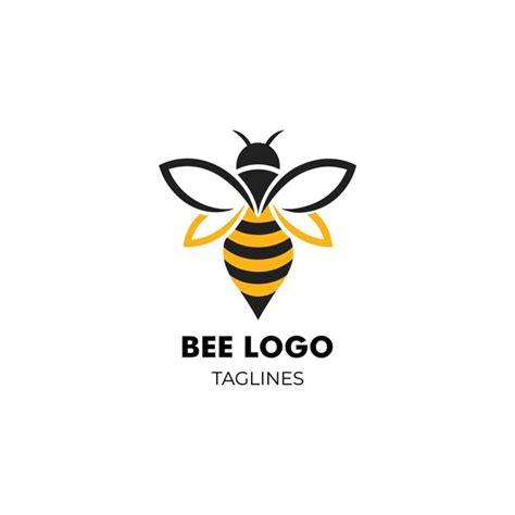 El Logotipo De Una Abeja Vector Premium Generado Con Ia