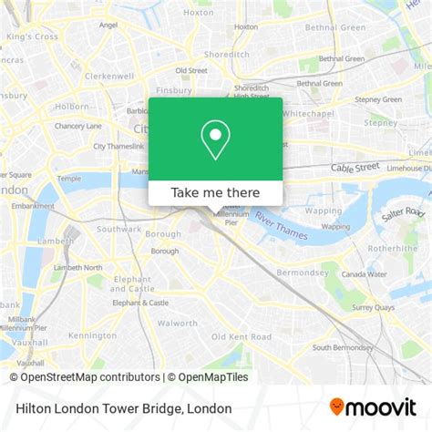 How To Get To Hilton London Tower Bridge In Borough By Tube Bus Train