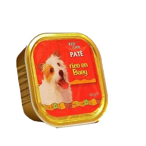 Bandeja Red Can Paté Rico En Buey 300g Para Perros con Ofertas en