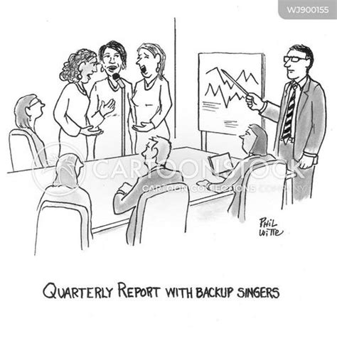 Financial Reports Cartoons