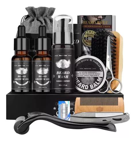 Kit De Crescimento De Barba Para Homens Em Parcelamento Sem Juros