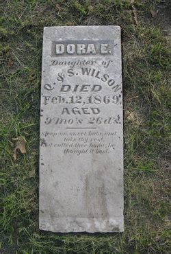 Dora Ellen Wilson M Morial Find A Grave